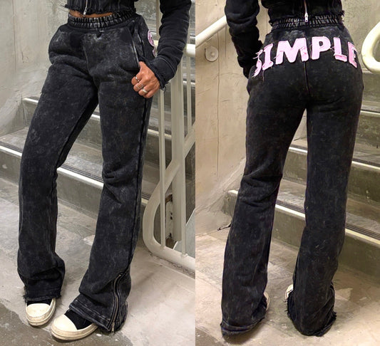 Simple Zipper Pants