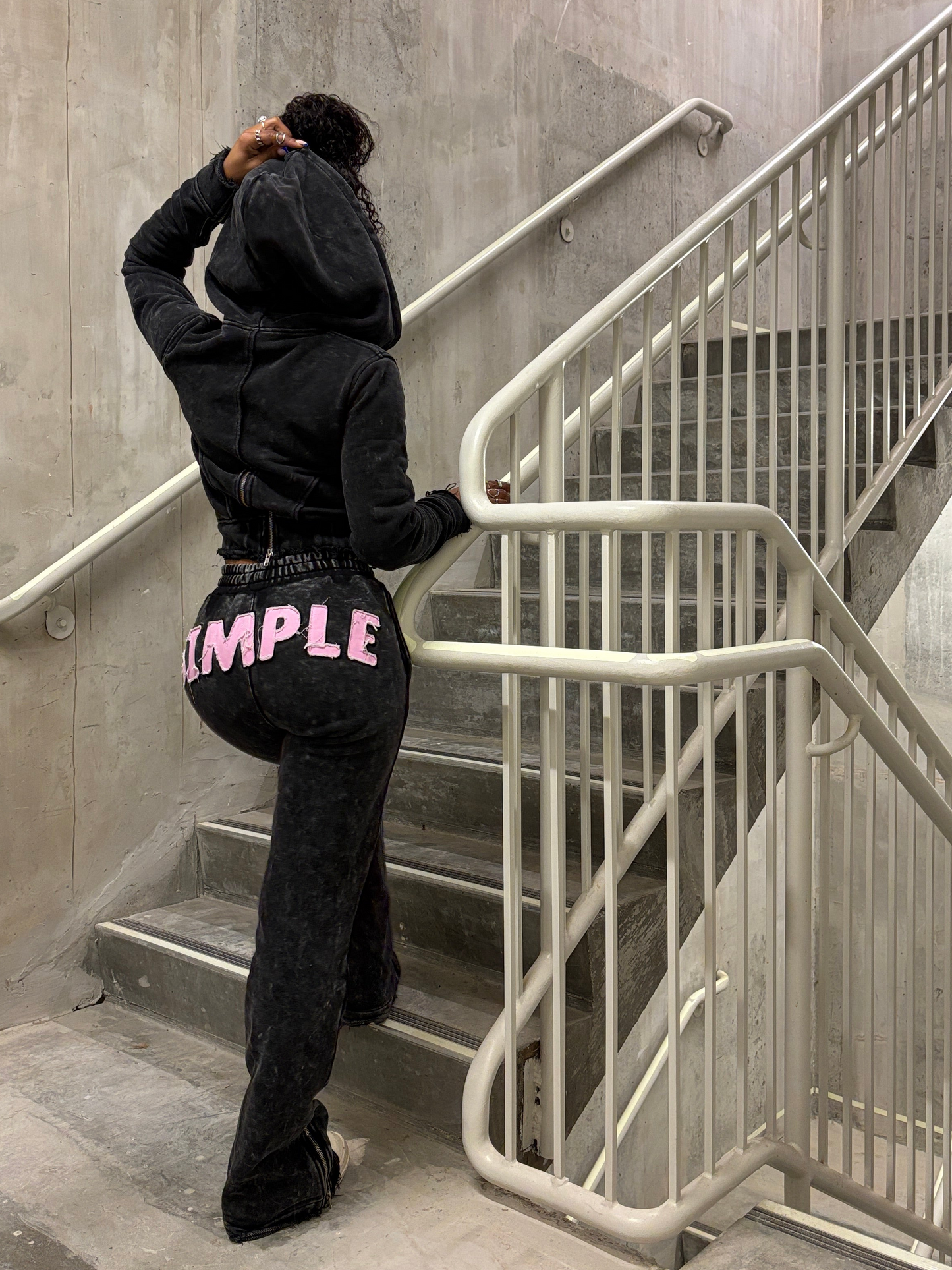Simple Zipper Pants