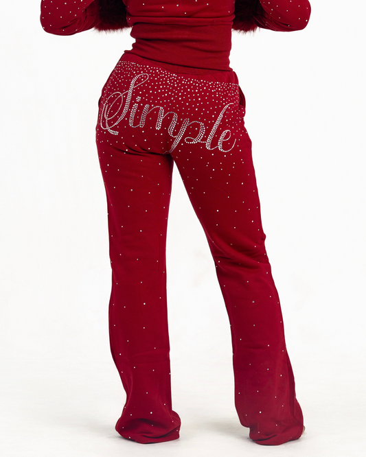 Simple Fur Bling Pants