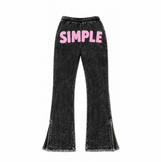 Simple Zipper Pants