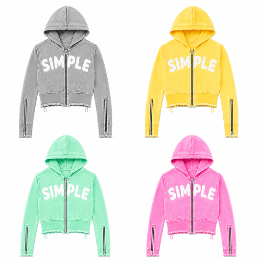 Simple Zipper Hoodie